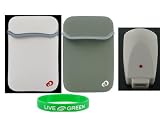 Non-OEM Amazon Kindle 2 Neoprene Sleeve Case with White USB Wall Charger
