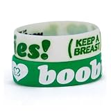Keep a Breast 1 Inch I Love Boobies Bracelet St. Patty's Pack