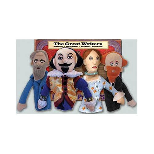 Childrens Toyshop  Toys : WRITERS FINGER PUPPET SET