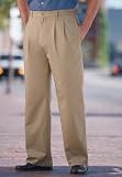 Comfort Fit Performance Double Pleated Chinos