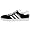 adidas Originals Men's Gazelle Shoe,Black/White,12.5 M