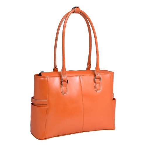 McKleinUSA WILLOW SPRINGS 96560 Orange Leather Ladies' Briefcase