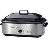 Nesco 48082520 18 Qt Stainless Steel W/ Stainless Steel Cookwell Oven Roaster for Sale