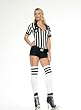 Sexy 3Pc Sexy Referee Official Umpire Halloween Costume