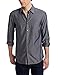 Calvin Klein Sportswear Men's Slim Fit Long Sleeve Chambray Twill Woven