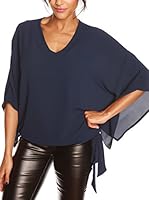 Glamour Paris Blusa (Azul Marino)