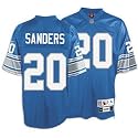 Barry Sanders Blue Reebok NFL Light Premier 1996 Throwback Detroit Lions Jersey