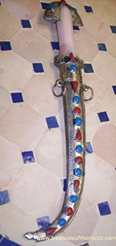 Moroccan Knife Authentic Handmade Silver Letter Opener Koummya