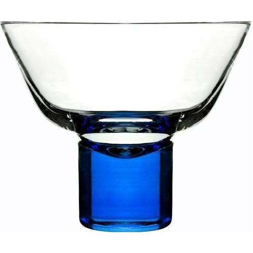 Sagaform #5015925 Hand-blown Martini Glasses Set Of 4 Blue/green
