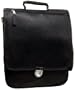 Latico F687 Basics NorthSouth Laptop Shoulder Bag/Briefcase,Black,one size