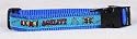 Agility Dog Collar - Blue - Large - Made in USA