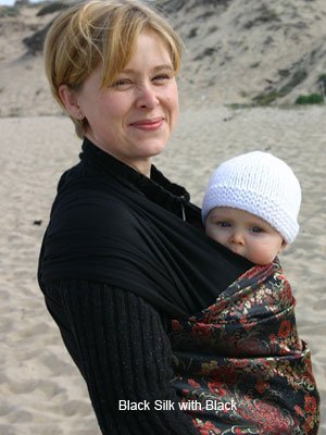Moby D Wrap Baby - Black