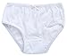Sportoli™ Girls Ultra Soft 100% Cotton White and Assorted Colors Panties - White (Size 7/8)
