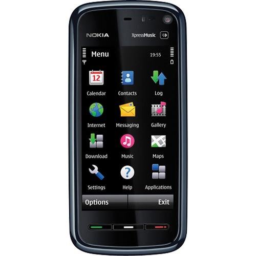 Nokia 5800 XpressMusic Unlocked Phone with U.S. 3G,  GPS with Free Voice Navigation, Wi-Fi, and 8 GB MicroSD Card–U.S. Version with Warranty (Black)