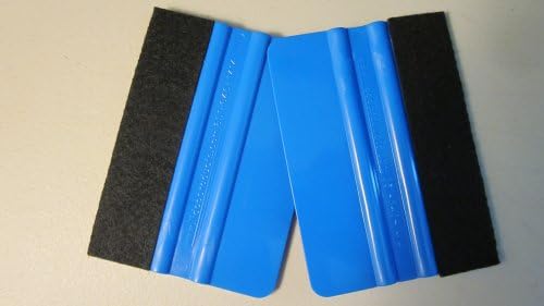 (2) FELT EDGE SQUEEGEE "BLUE" 4"