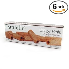 Danielle Market Simply Original  Crispy Rolls, 5.44 Ounce Boxes (Pack of 6)