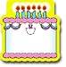 NOTE PAL BIRTHDAY CAKE 36 SHT NON-STICK