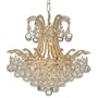 Vienna Full Spectrum Palais Gold Crystal 18" Wide Chandelier