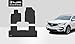 TOUGHPRO Floor Mat Accessories Set Compatible with Acura RDX - All Weather - Heavy Duty - (Made in USA) - Black Rubber - 2019, 2020 (Front Row + 2nd Row)