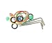 (FREE SHIPPING) TATTOO ACCESSORIES KIT: RUBBER BANDS, GROMMETS, O-RING AND ALLEN SCREWS FOR TATTOO MACHINES