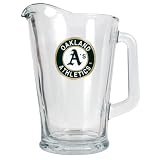 Oakland Athletics MLB 60 Oz. Glass Pitcher