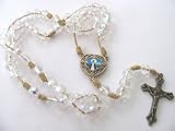 Blessed By Pope Benedict XVI Lady of Grace Italian Aurora Borealis Crystal Rosaries