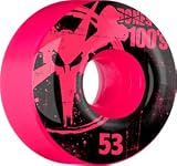 Bones 100's Original 53mm Pink Skateboard Wheels (Set of 4)