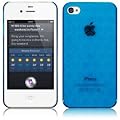 Funky Dark Blue Honeycomb Slim Crystal Back Case Cover See Through Hard Shell Protector for iPhone 4 4S 4G 4HD Keep Talking iPhone 4 Accessories