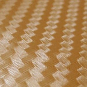 1yard 3D Carbon Fiber Vinyl 50inch Width for Automotive Motorcycle Laptop Mobile Devices Front hood Decoration (Gold)