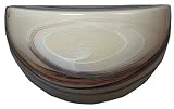 2355 Quarter Sphere Outdoor Light Wall Fixture in Mocha