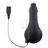 Retractable Car Charger for Blackberry 8310 8330 Curve