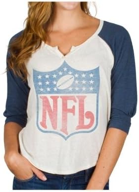 Women's NFL Logo Raglan T-Shirt Medium