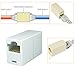 iMBAPrice RJ45 Coupler - (Pack of 2) Cat5e Ethernet Cable Extender Female to Female Straight Modular Inline Coupler