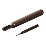 マルナオ Wooden Life 携帯楊枝セット 縞黒檀の画像