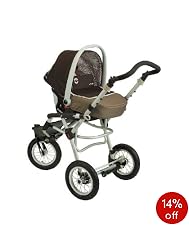 Nurse Dakar Formula Travel System - Cappuccino