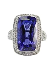 18K Tanzanite Ring with diamonds (NEW ARRIVAL)