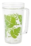 Zak Designs Mirage 24-Ounce Double Wall Tankard with Handle