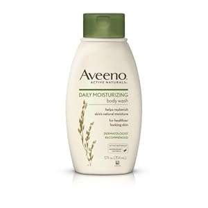 Aveeno Daily Moisturizing Body Wash 12 Oz (Pack of 4)