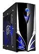 DESKTOP COMPUTER PC CASE Mars Midi Tower Gaming Case with 2 x Blue LED Fans & LED Display
