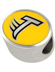*Premium Collection* Towson University College Bead Charm Fits Most European Style Bracelets Including Chamilia, Personality, Troll and More. High Quality Bead in Stock for Fast Shipping