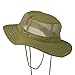 Big Size Talson UV Mesh Bucket Hat - Khaki