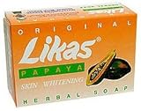 Original Likas Papaya Skin Whitening Herbal Soap by Trinidad Cosmetics Laboratory - 135 grams