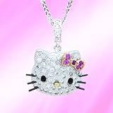 ハローキティ　 White Gold Pendant ホワイト ゴールド ペンダント