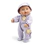 Wild Planet Water Babies Caucasian 9" Newborn Flower Lavender Romper