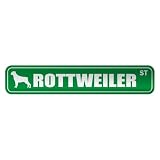  ROTTWEILER ST  STREET SIGN DOG