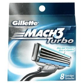 Gillette Mach3 Turbo Refill Cartridges 5