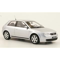 Audi S3 (8L), silber, Modellauto, Fertigmodell, Ottomobile 1:18