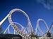 Boardwalk Roller Coaster, Ocean City, Maryland, USA Photographic Poster Print by Bill Bachmann, 12x16