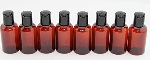 BlaydesSales, 8 Pack Bronze , commercial grade, refillable 2 oz plastic bottle for lotion, shampoo, conditioner, creams, or art and crafts, TSA Carry on Approved.