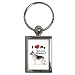 I Love My German Shepherd Key Chain